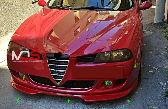 ALFA ROMEO 156 MAKYAJLI KASA ÖN TAMPON EKİ FİBERGLASS BOYASIZ - 3