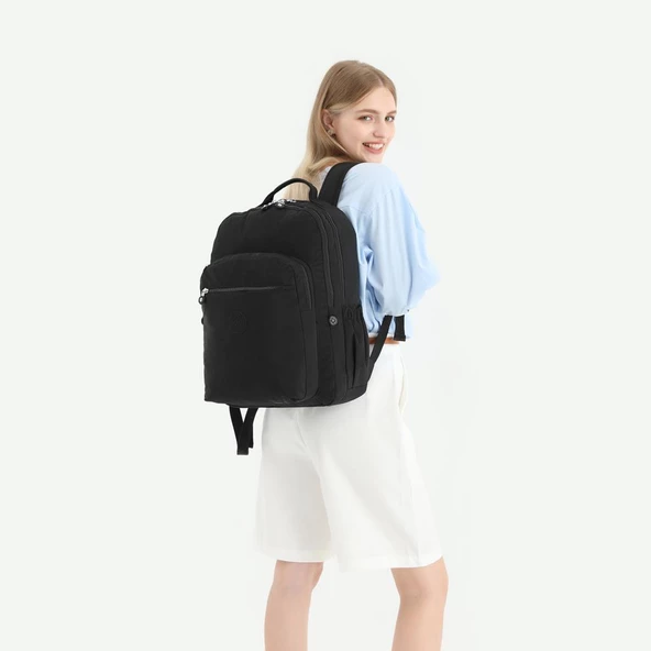 Smart Bags Büyük Boy Krinkıl Kumaş Sırt Çantası 3209 - 4