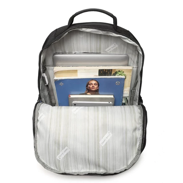 Smart Bags Büyük Boy Krinkıl Kumaş Sırt Çantası 3209 - 5