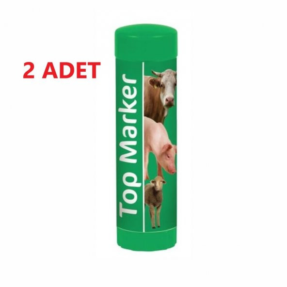 TopMarker Hayvan İşaretleme Kalemi Yeşil-2 Adet