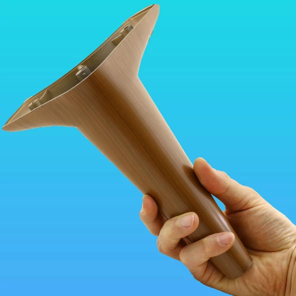 Aspen 6'lı Set Mobilya Tv Ünitesi Koltuk Kanepe Konsol Destek Ayağı Ayakları 20 Cm Koyu Ceviz - Resim 8