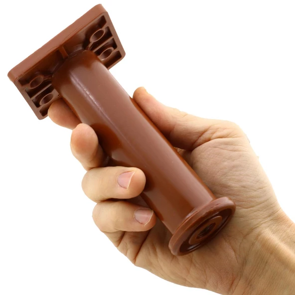 Aspen 6'lı Set Mobilya Tv Ünitesi Koltuk Kanepe Konsol Destek Ayağı Ayakları 20 Cm Koyu Ceviz - Resim 5