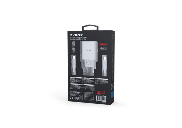 Syrox Supreme 25W PD Type-C Şarj Cihazı  PD25T - 3