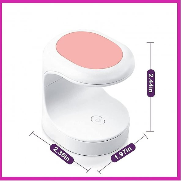 Mini Uv Led Işık Uv Led Lamba Tırnak Kurutucu Oje Tırnak Kurutma Makinesi - 7