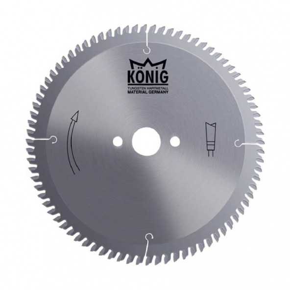 KÖNİG 250 3.2 30 Z:60 AHŞAP ELMAS DAİRE TESTERE