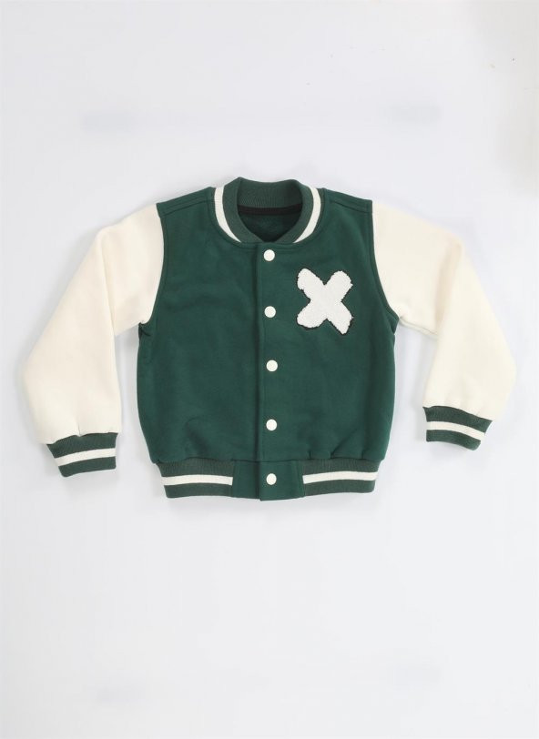 Cs Yeşil Unisex Kolej Ceket - 3