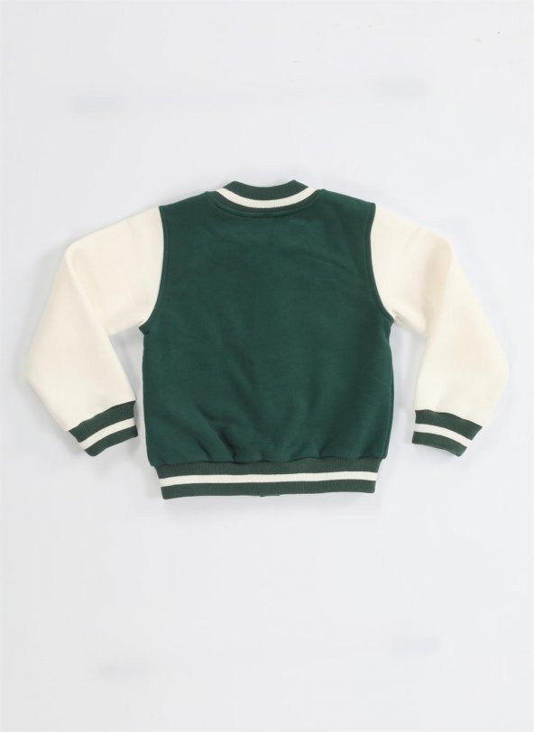 Cs Yeşil Unisex Kolej Ceket - 4