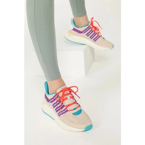 LUMBERJACK SWORD WMN Kum Mor Kadın Sneaker Ayakkabı - 4
