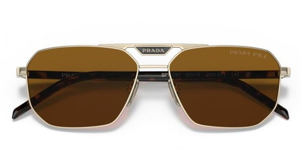 Prada SPR58Y ZVN5Y1 57 Polarize Erkek Güneş Gözlüğü - 5