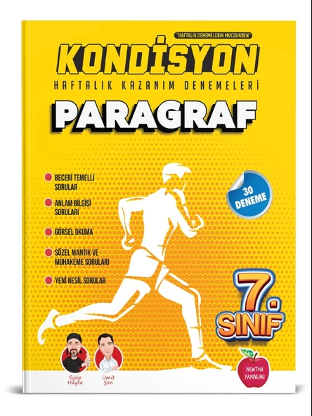 Newton Yayınları 7. Sınıf Kondisyon Paragraf Denemeleri 30 Adet