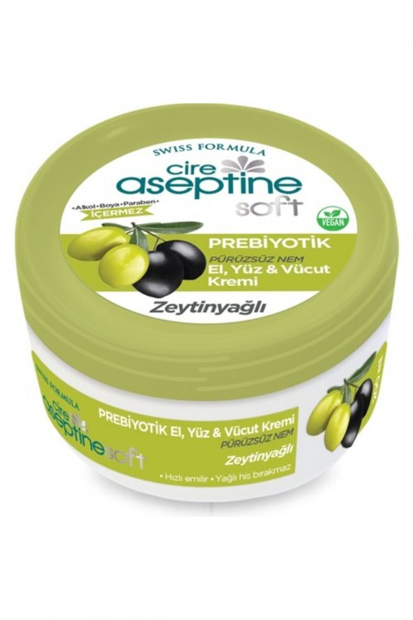 CIRE ASEPTINE Soft Zeytinyağlı Nemlendirici Bakım Kremi 200 ml