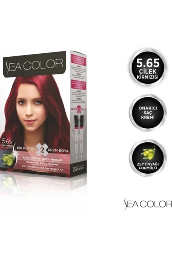 Sea Color Set Boya 5.65 Çilek Kırmızısı 8698753381914