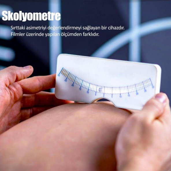 Skolyometre Skolyoz Ölçüm Cetveli - Resim 3