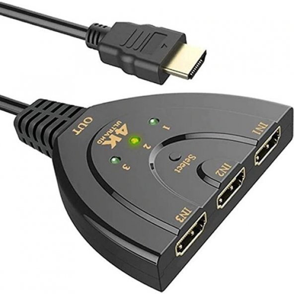 Ally 3 Port Hdmı Çoklayıcı Full Hd Hdmi Switch