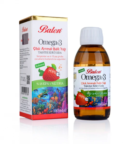 Omega-3 Çilek Aromalı * 100 ML ürün görseli 1