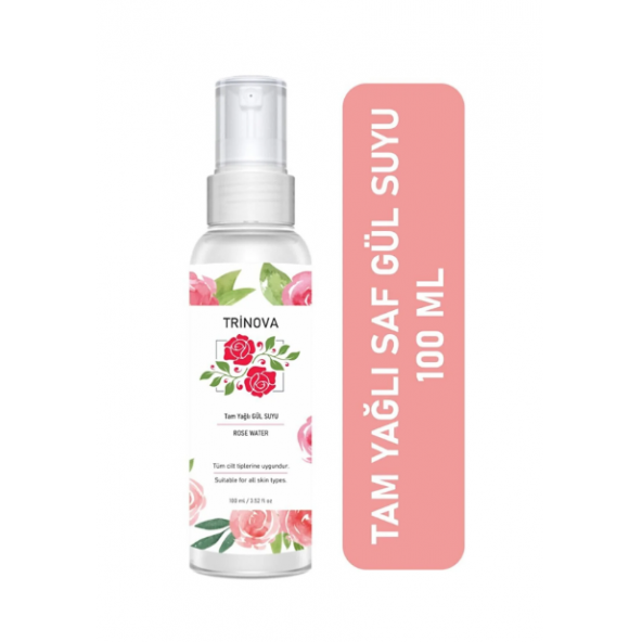 Trinova Tam Saf Gül Suyu 100ml