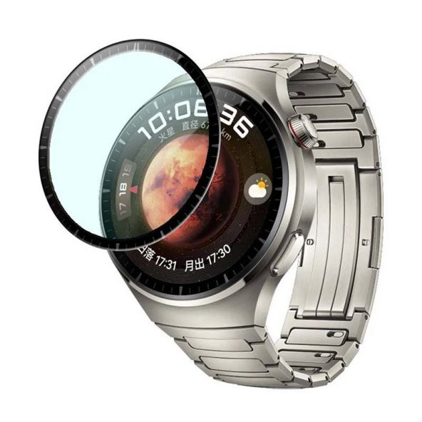 Huawei Watch 4 Pro Uyumlu Polymer Nano 0.5 mm Watch Ekran Koruyucu