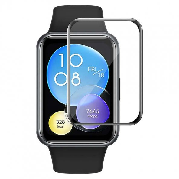 Huawei Watch Fit Uyumlu Polymer Nano 0.5 mm Watch Ekran Koruyucu