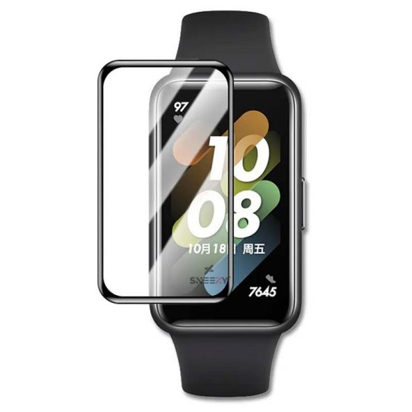 Huawei Band 7 Uyumlu Polymer Nano 0.5 mm Watch Ekran Koruyucu