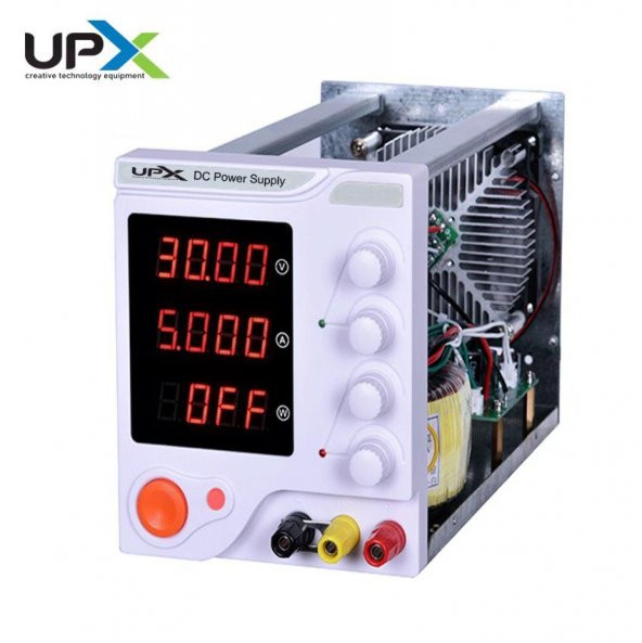Upx K6005F 0- 60V 0-5AMP Tek Çıkışlı Dc Ayarlı 4 Haneli Güç Kaynağı - 3