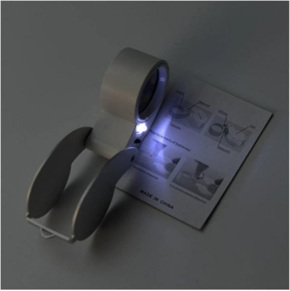 Upx 9888 Optik Lens El Büyüteç 40 Diopter - 4