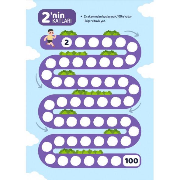 Okul Öncesi ve 1. Sınıflar İçin Matematik YAZ-SİL Kitabı - 2
