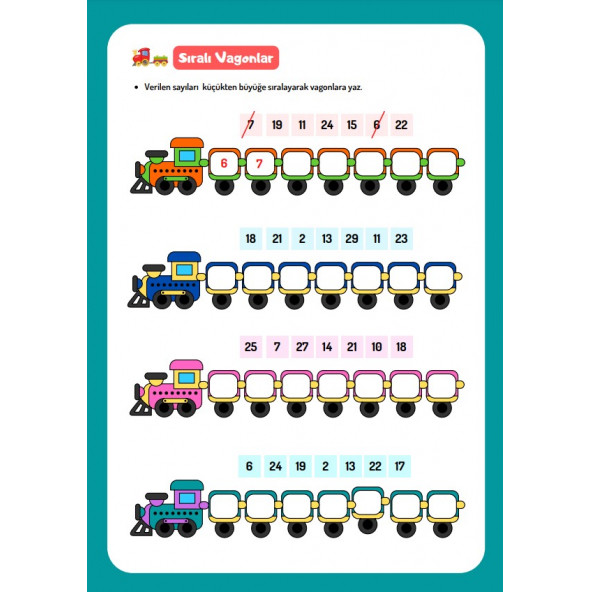 Okul Öncesi ve 1. Sınıflar İçin Matematik YAZ-SİL Kitabı - 4