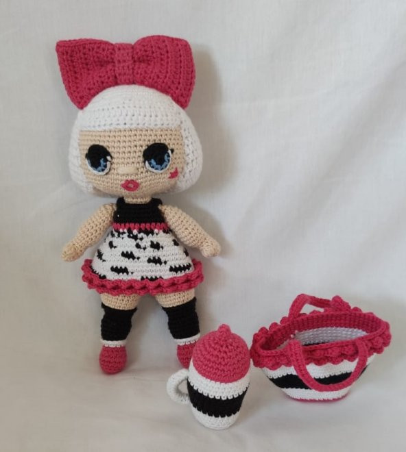Lol Diva Amigurumi Organik Oyuncak - 1