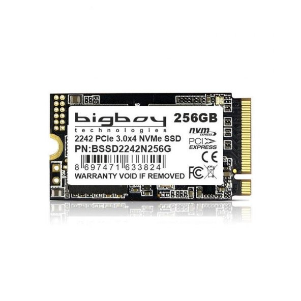 BIGBOY Bigboy 256GB 22x42mm PCIe 3.0 x4 M.2 NVMe Notebook SSD