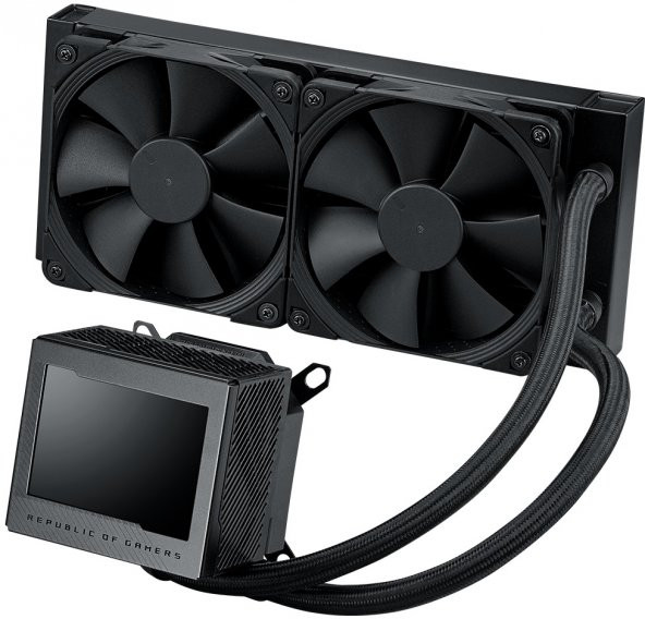 ASUS ROG RYUJIN III 240 ARGB OLED 3.5inch LCD AURA SYNC RGB 3X NOCTUA IPPC 2000 PWM 120MM FAN SIVI CPU SOGUTUCUSU