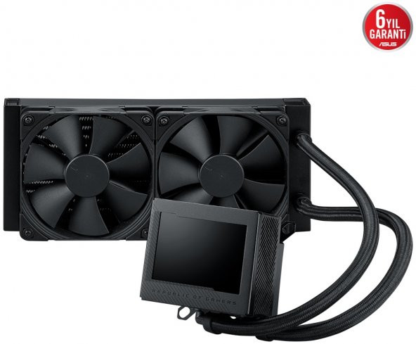 ASUS ROG RYUJIN III 240 ARGB OLED 3.5inch LCD AURA SYNC RGB 3X NOCTUA IPPC 2000 PWM 120MM FAN SIVI CPU SOGUTUCUSU - 2