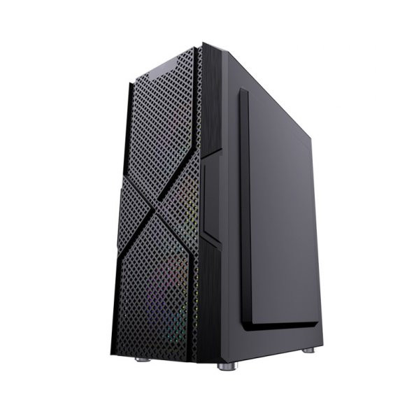 GAMEBOOSTER  gb-pw908b  usb 3.0, atx mesh, fixed rgb fan, siyah kasa - 3