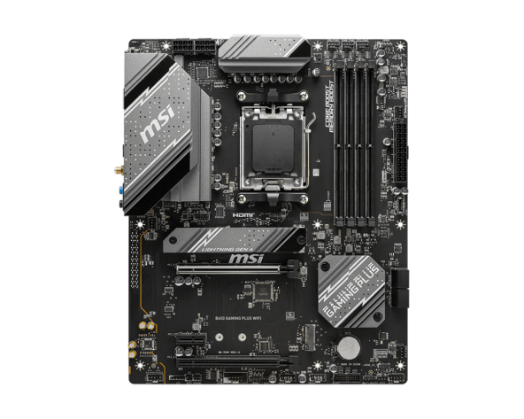 MSI MB B650 GAMING PLUS WIFI AM5 DDR5 6000MHZOC HDMI DP 2xM.2 USB3.2 2.5G LAN WIFI 6E ATX - 2