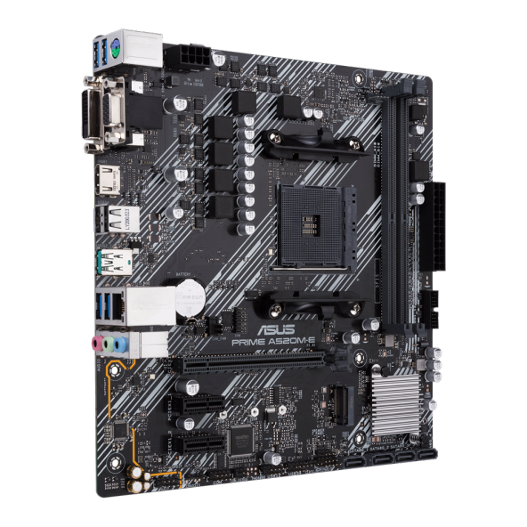 ASUS PRIME A520M-E CSM AMD A520 AM4 DDR4 4400 HDMI DVI VGA M2 USB3.2 mATX ASUS 5X PROTECTION III Ücretsiz Uzaktan Yönetim Yazilimi - 3