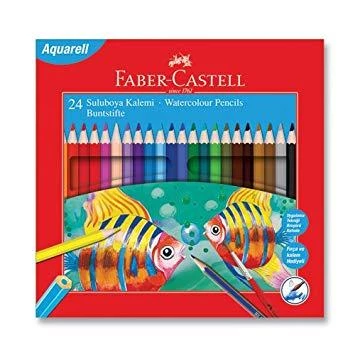FABER KURUBOYA AQUAREL 24 RENK (5171110624) - Resim 2