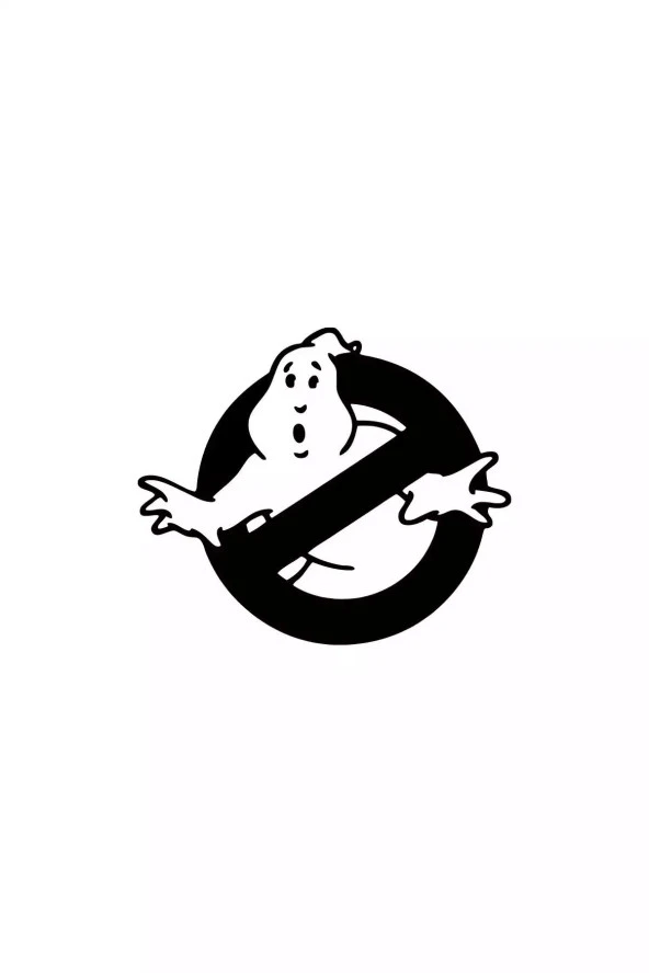 Ghost Busters Sticker Oto Motor Laptop Duvar Folyo Sticker 10x8 cm - 1