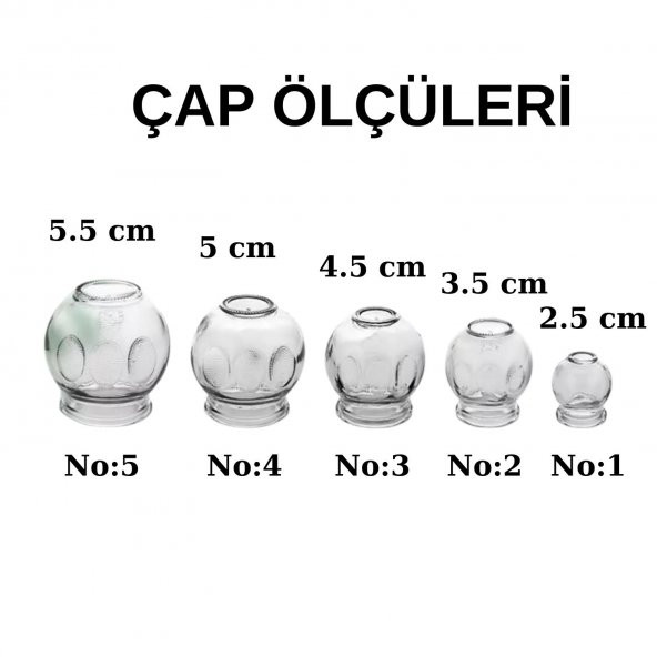 Cam Masaj & Hacamat Kupası No:2 Küçük Boy 2 Adet - 2