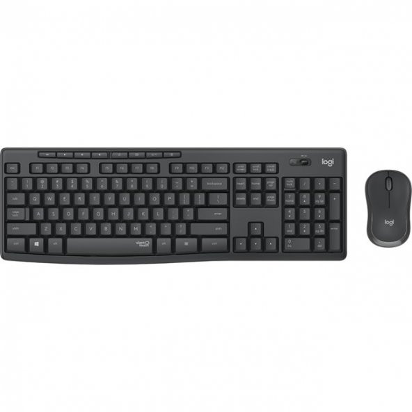 Logitech MK295 Sessiz Kablosuz Klavye Mouse Seti [920-009804]