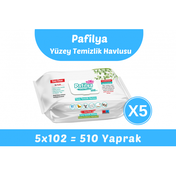 Pafilya Easy Clean 102 Li Yüzey Temizlik Havlusu 5 Adet