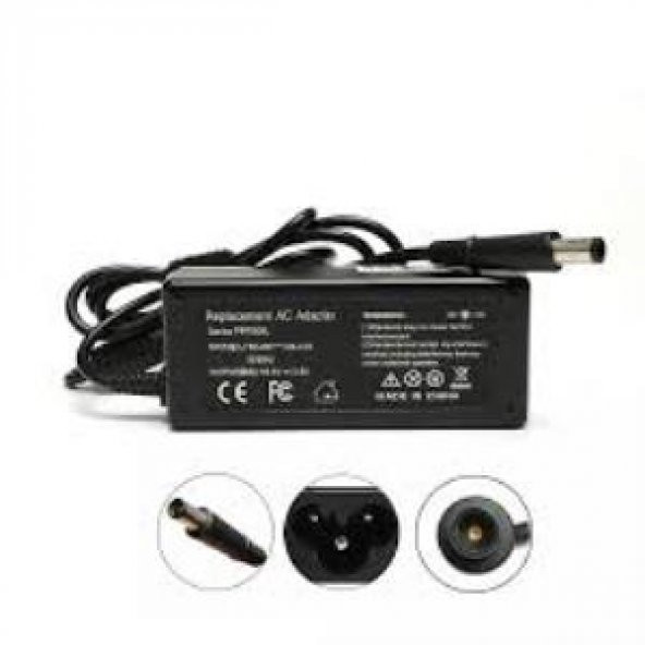 DC Adaptör - 18.5 Volt 3.5 Amper - 7.4 x 5.0 mm - HP Notebook