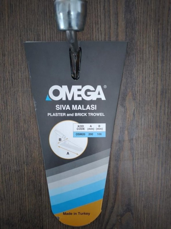 Omega Sıva Malası 20 CM - 2