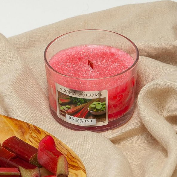 Aroma Unique Fragrances Kokulu Mum Rhubarb  115gr. - Resim 4