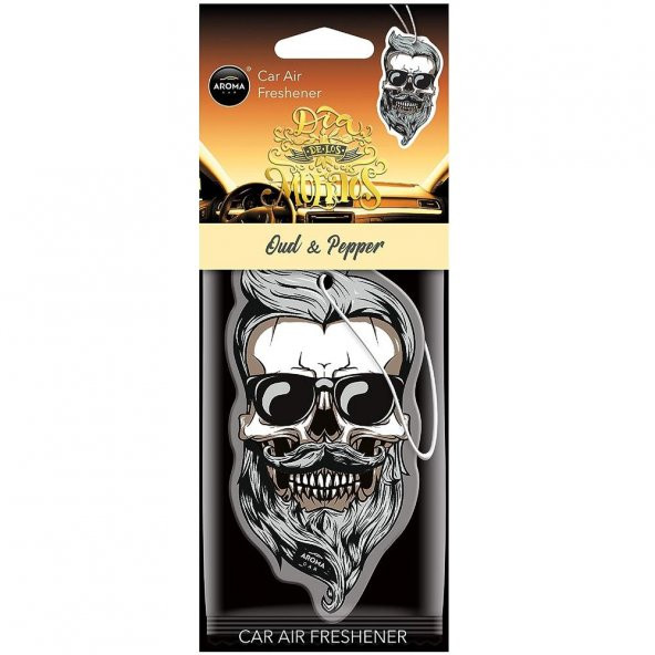 Aroma Cellulose Asma Koku -  Oud&Pepper Skull