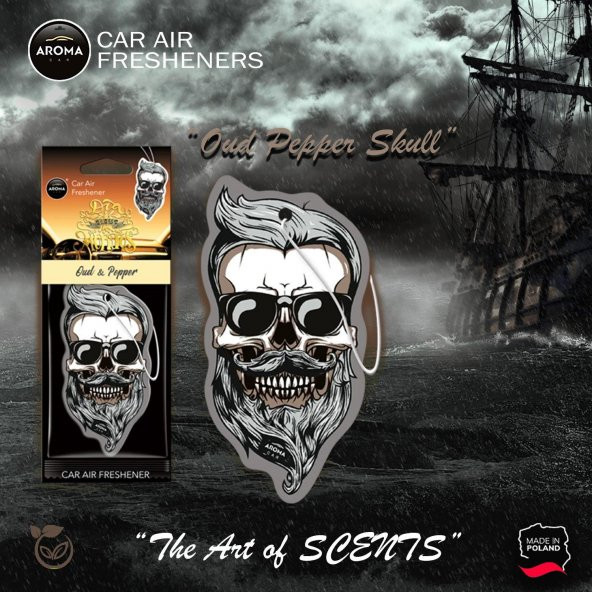 Aroma Cellulose Asma Koku -  Oud&Pepper Skull - 3
