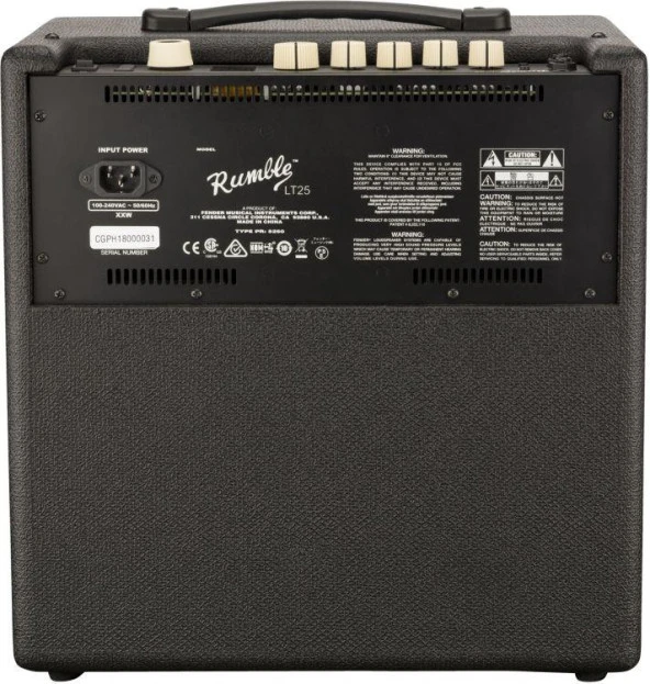 Fender Rumble LT25 Bas Gitar Amfisi - Resim 2