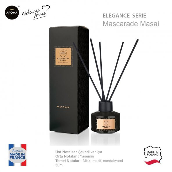 Aroma Home  Elegance Likit Koku Mascarade Masai  50ml. - 2