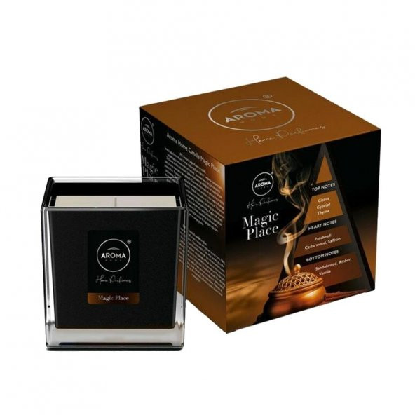 Aroma Home Black Series Kokulu Mum Magic Place  155gr.