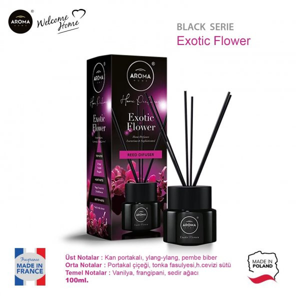 Aroma Home Black Series Likit Koku Exotic Flower  100ml. - 2