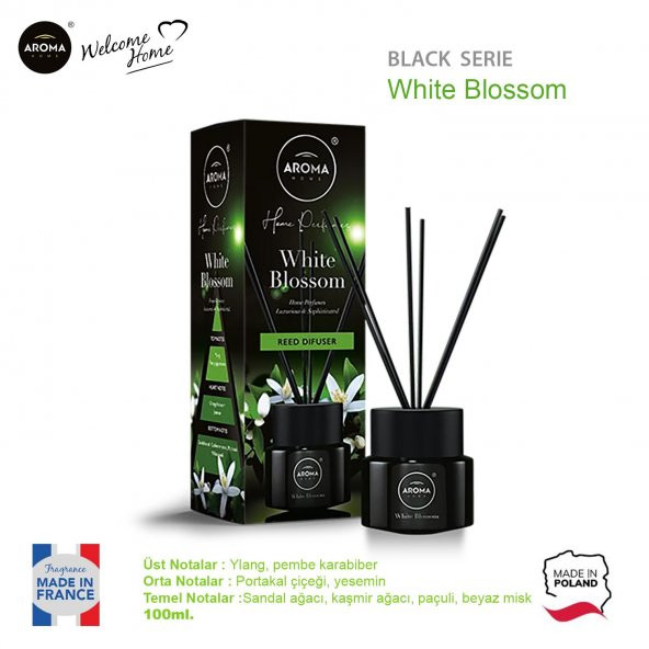 Aroma Home Black Series Likit Koku White Blossom  100ml. - 2