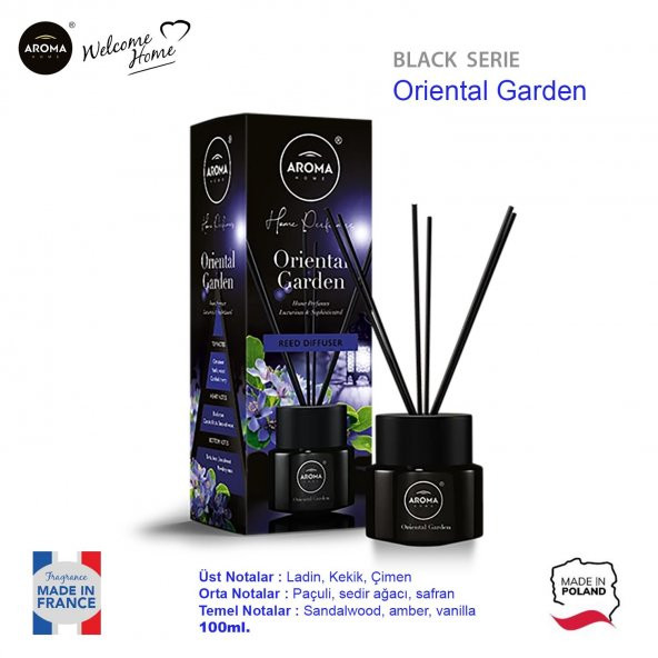 Aroma Home Black Series Likit Koku Oriental Garden  100ml. - 2